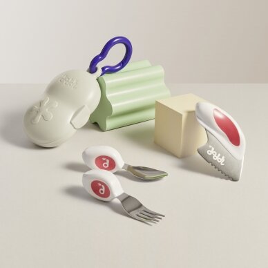 Doddl įrankiai + įrankiai kūdikiams + dėklas